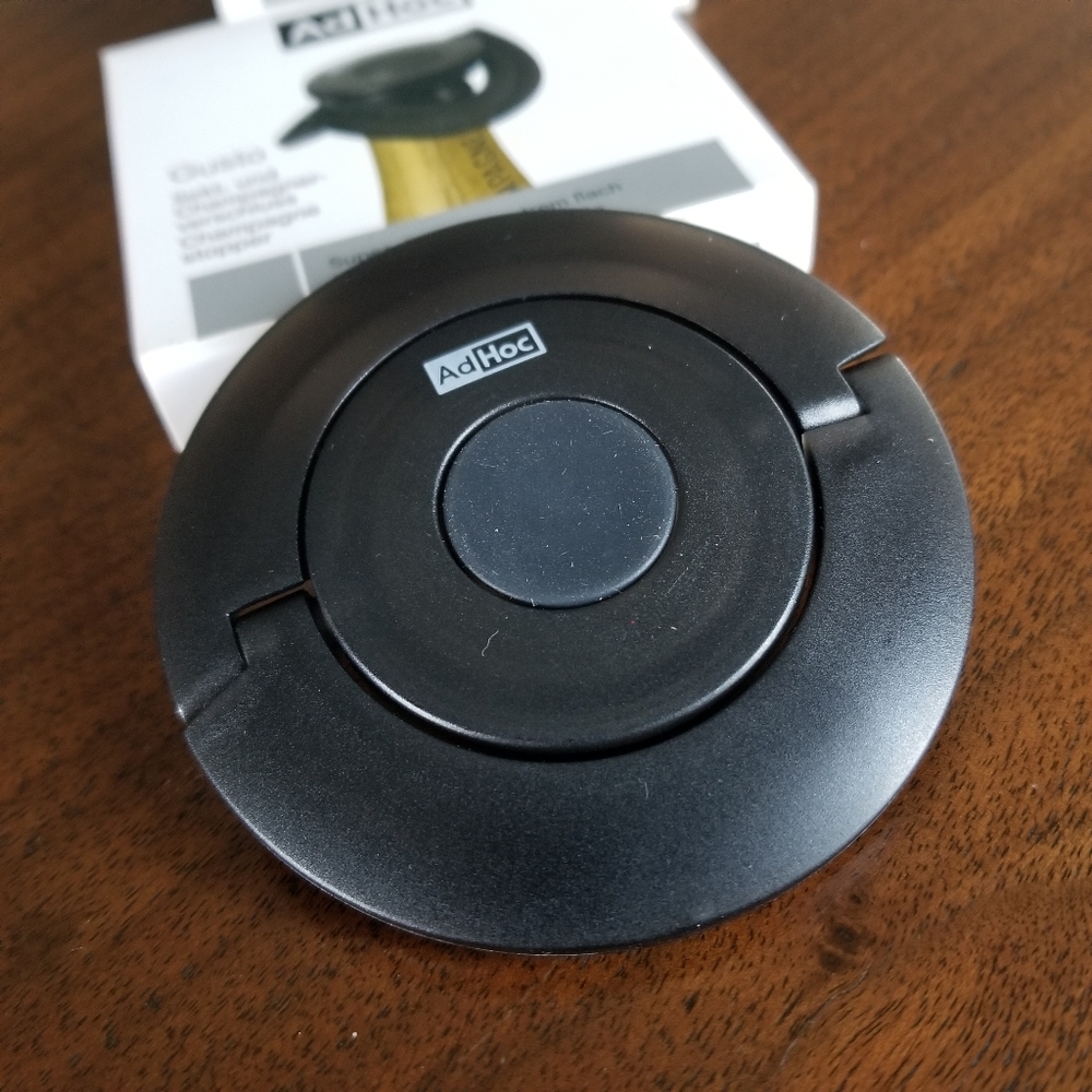 2/$14 Gusto Champagne Bottle Stopper and Saver AdHoc